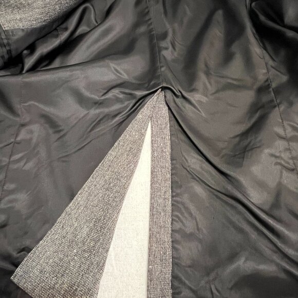 Pendleton 46 Tall Blazer Jacket Wool Tweed Western Elbow Patches Gray Suede VTG - Picture 12 of 12